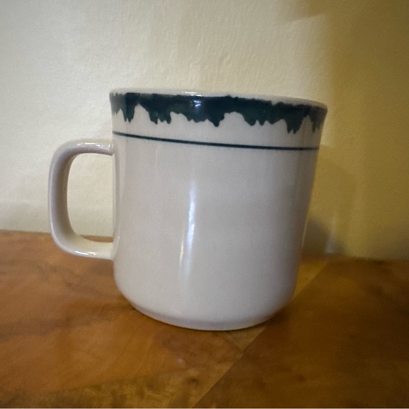 Vintage 1998 Let It Snow Snowman Mug Coffee Tea Cocoa 8oz Atico Stoneware Winter - Picture 2 of 6